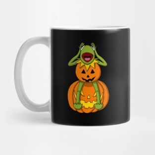 Pumpkin Kermit Mug